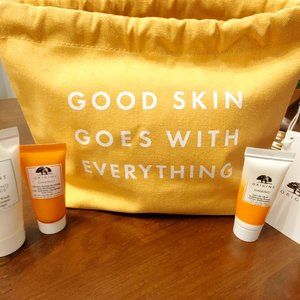 Origins 4pc gift set - NWT - bag, wash, serum & moisturizer
